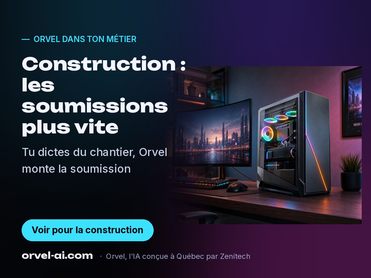 Construction : les soumissions plus vite